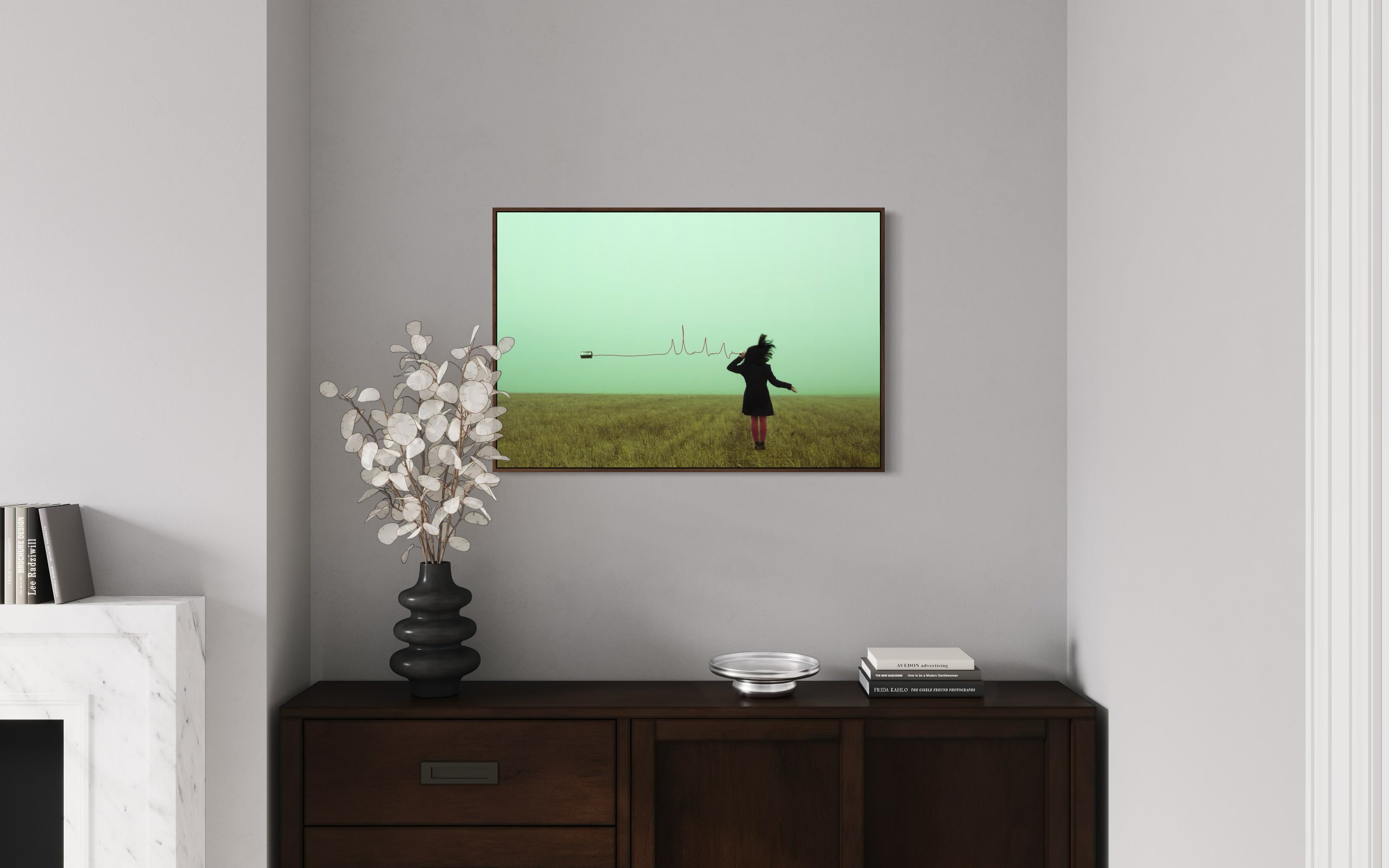 (Dis)Connecting People  Premium Framed Canvas 60x90 cm / 24x36″