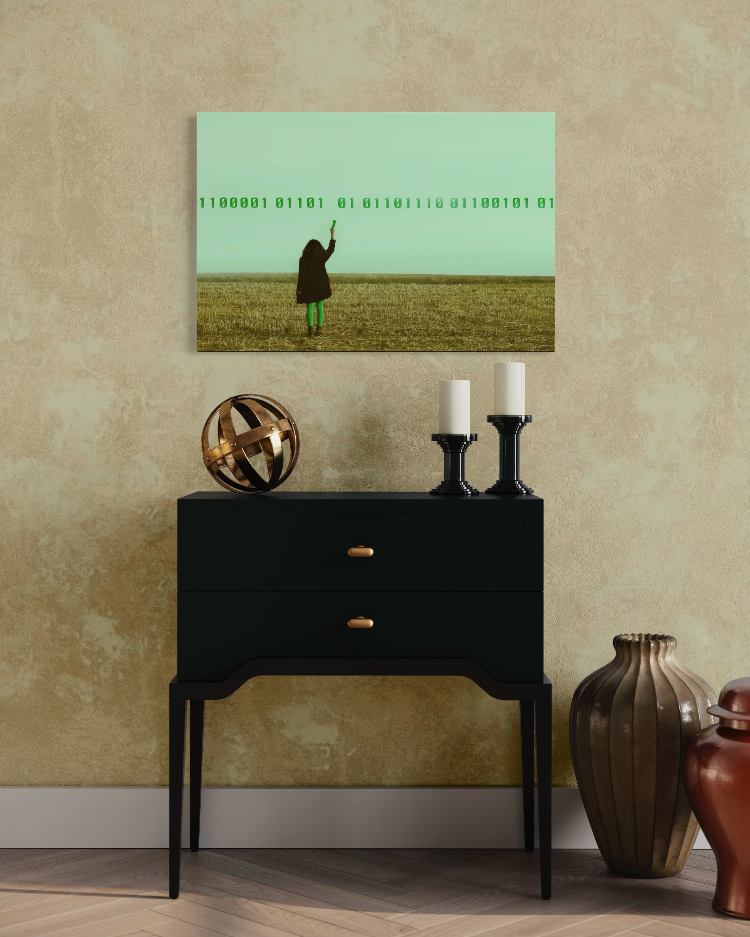 Binary thoughts Fine Art Poster 40x60 cm / 16x24″