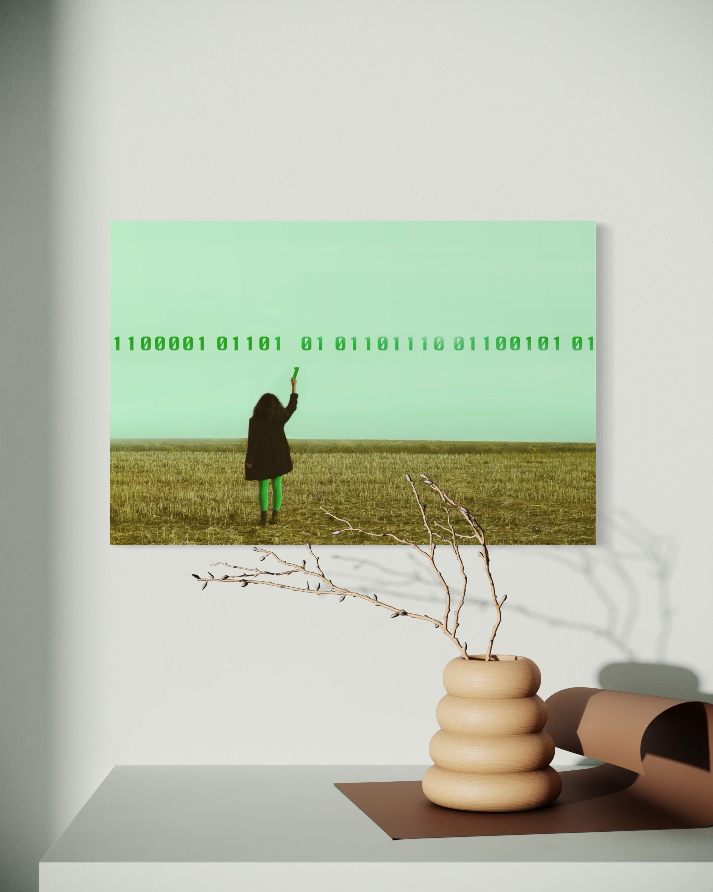 Binary thoughts Fine Art Poster 40x60 cm / 16x24″