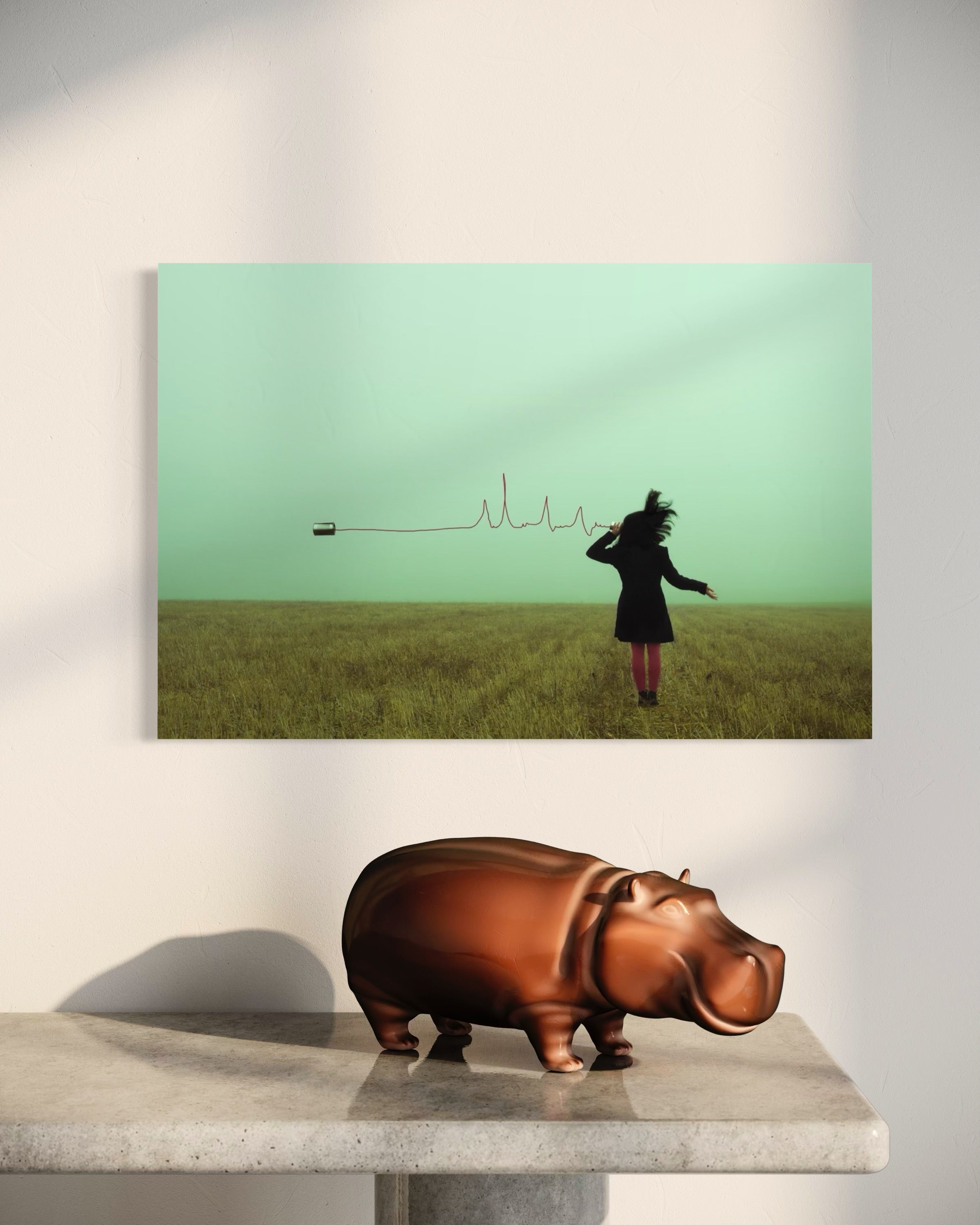 (Dis) Connecting People Fine Art Poster 40x60 cm / 16x24″